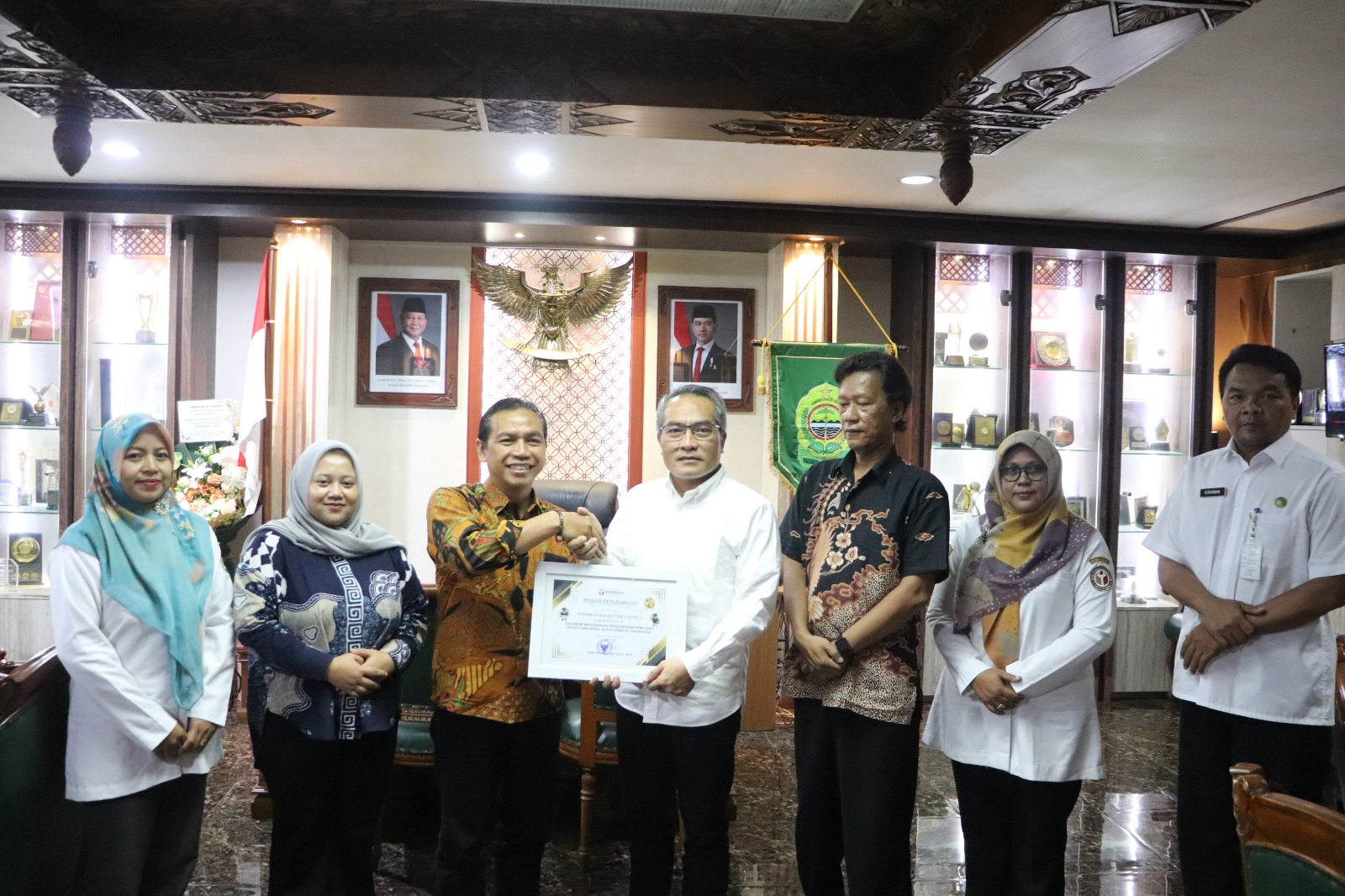 Audiensi ditemui langsung oleh Bupati Bantul H.Abdul Halim Muslih