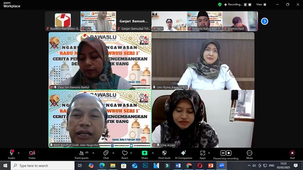 Ngabuburit Pengawasan Melalui Zoom Meeting
