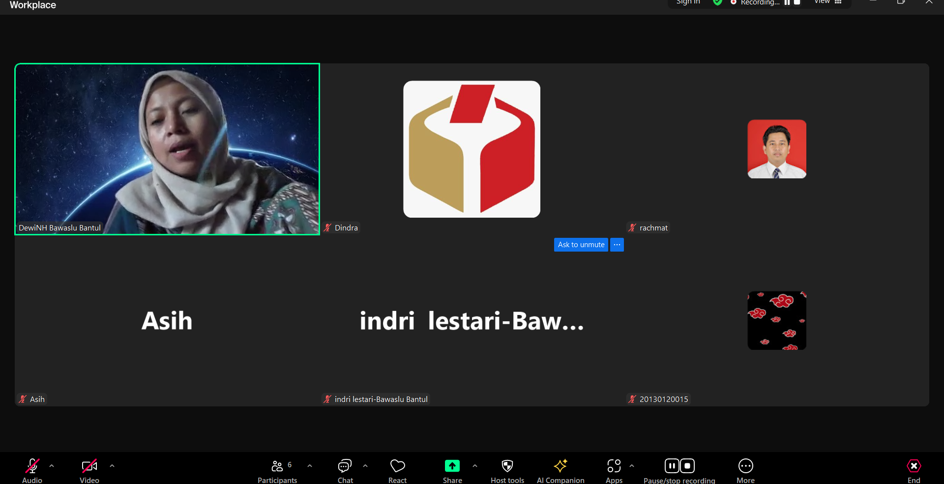 Rapat Koordinasi Bedah Hasil Pengawasan PDPB dilaksanakan Secara Daring