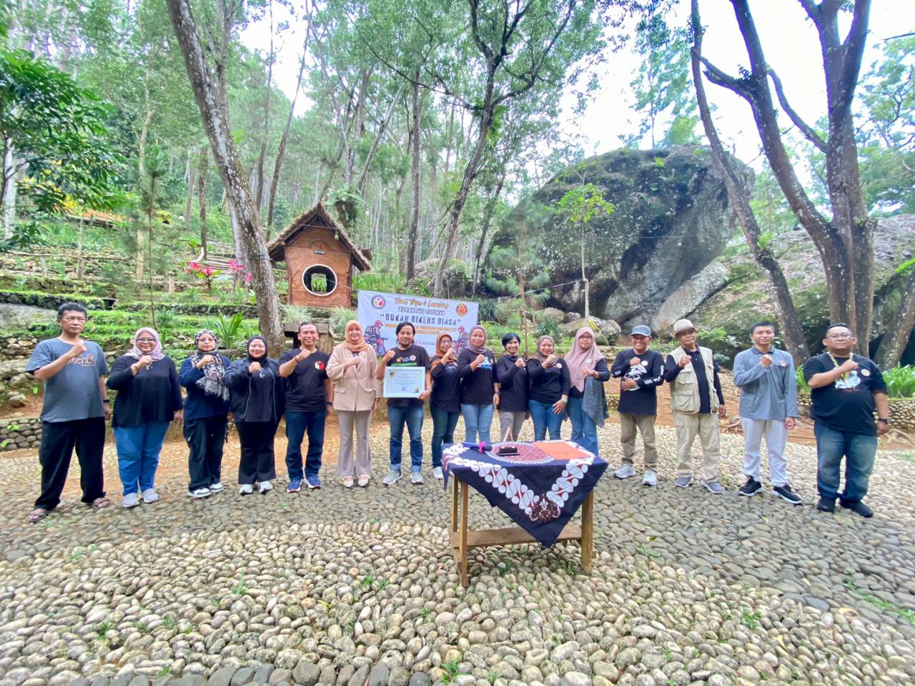 Pengukuhan Bukan Bikers Biasa sebagai Mitra Bawaslu Bantul