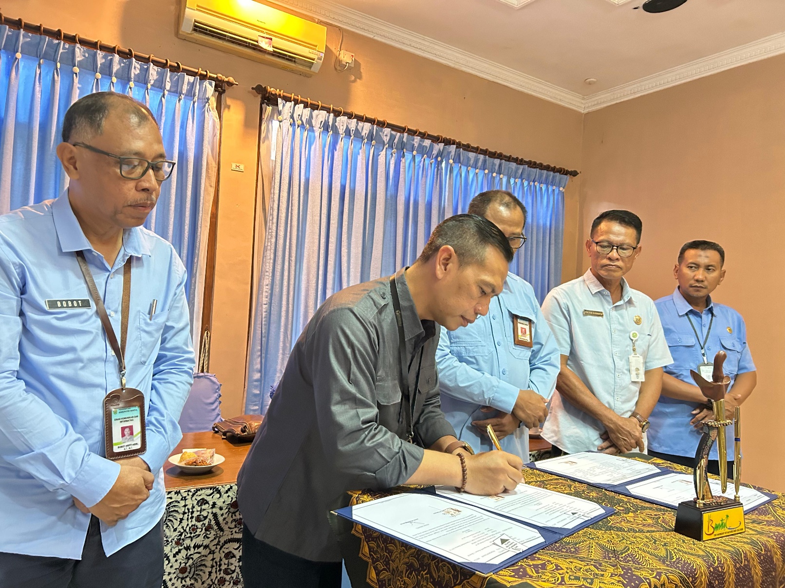 Foto Kegiatan Penandatanganan Rencana Kerja Strategis Dengan Pemkab Bantul