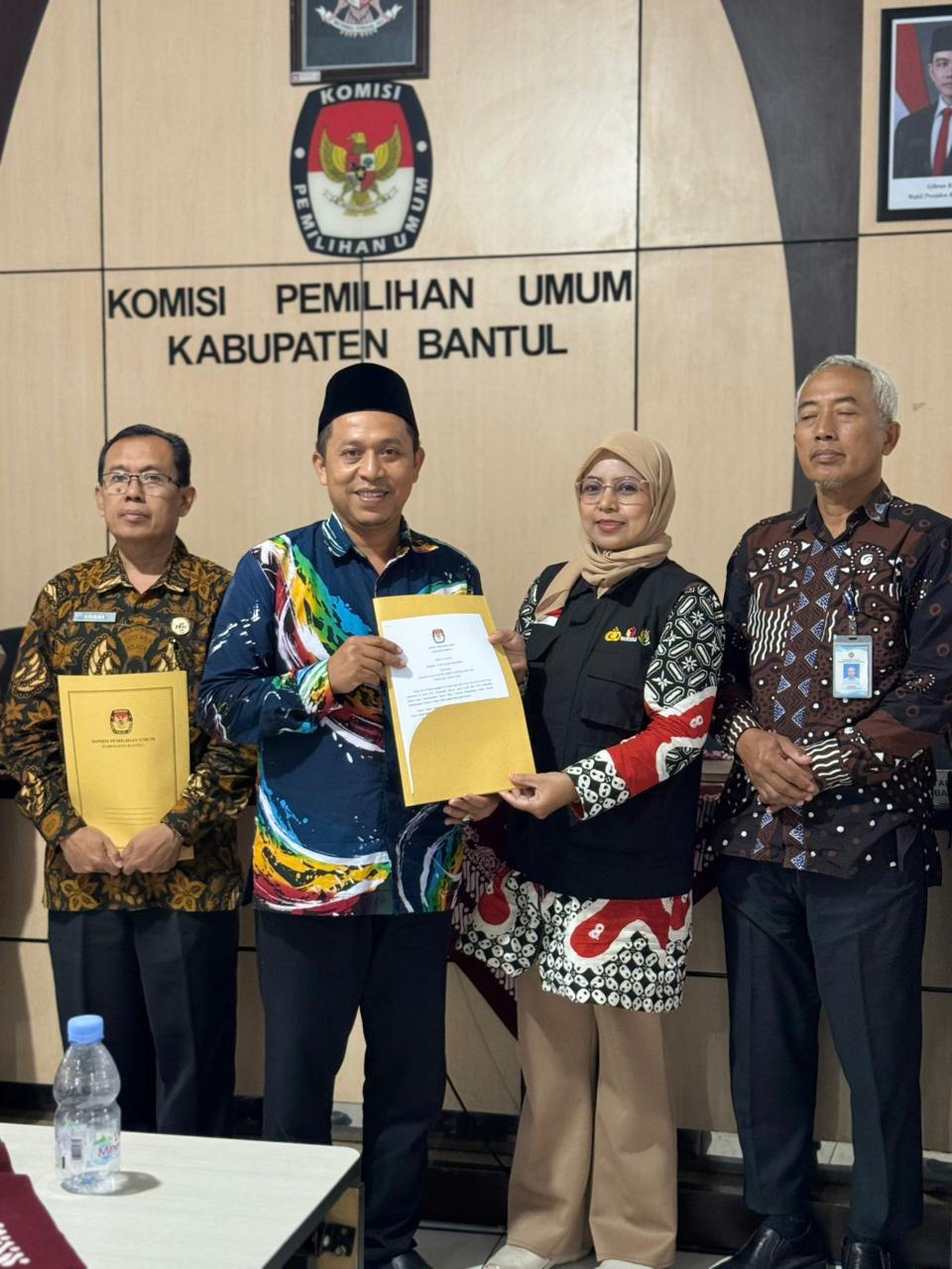 Penyerahan Dokumen BA PLeno Rekapitulasi Daftar Pemilih Berkelanjutan