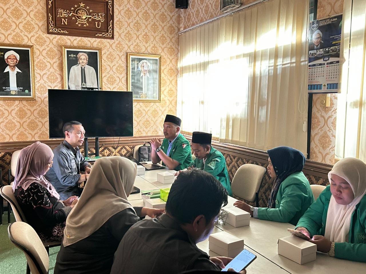 Foto Audiensi dengan GP Ansor dan Fatayat Kabupaten Bantul