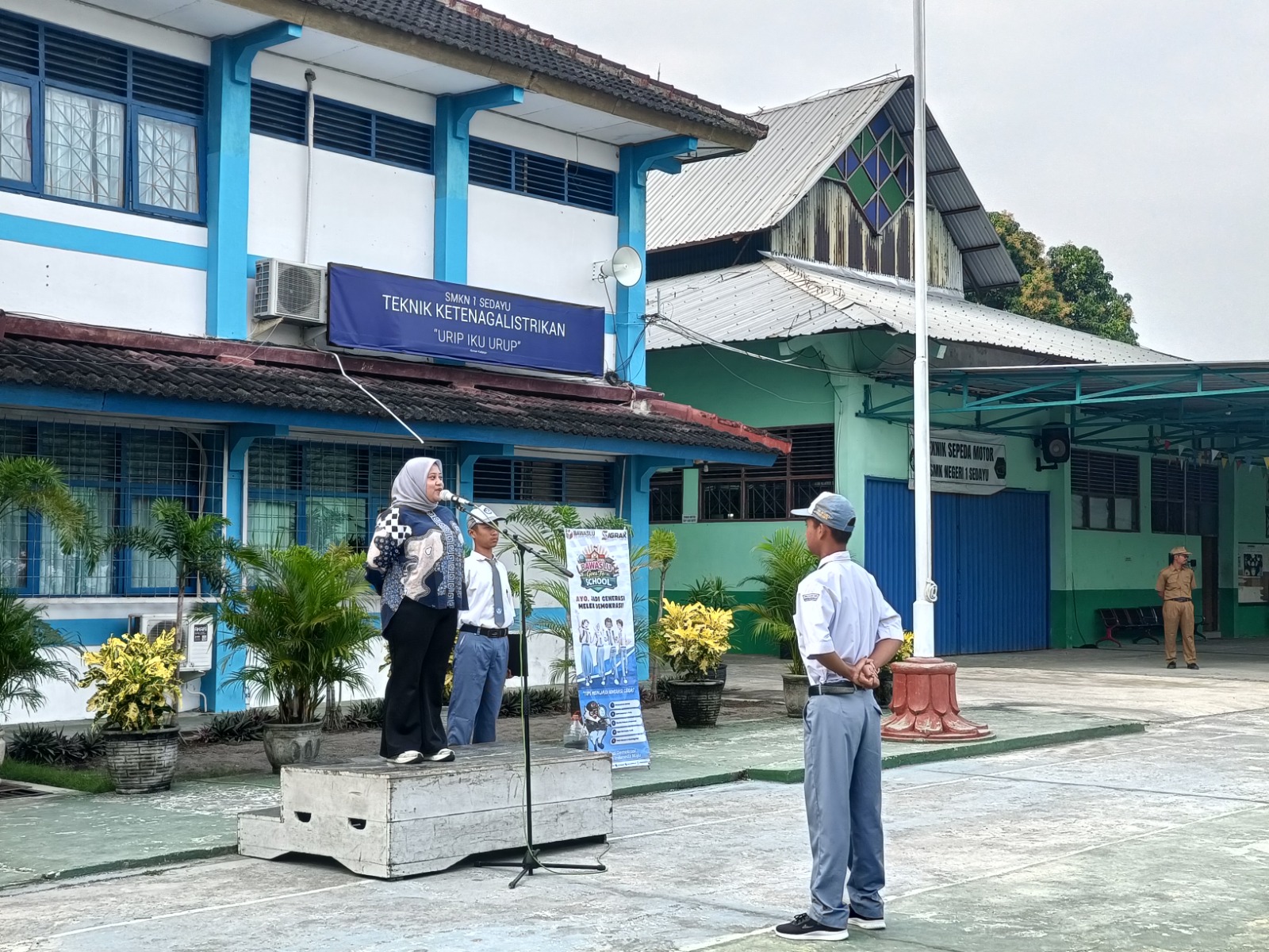 Foto Kegiatan Konsolidasi Demokrasi di SMK N 1 Sedayu