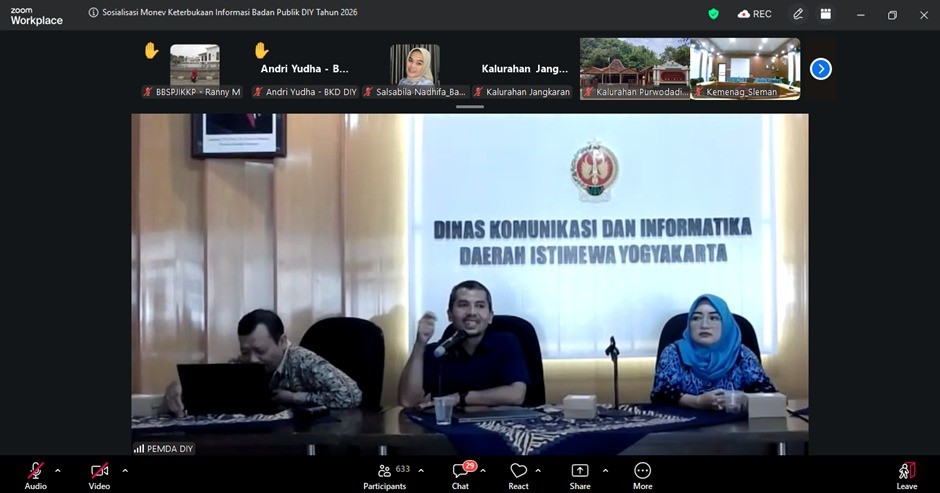 Foto Sosialisasi Monitoring dan Evaluasi (Monev) Keterbukaan Informasi Publik Tahun 2026