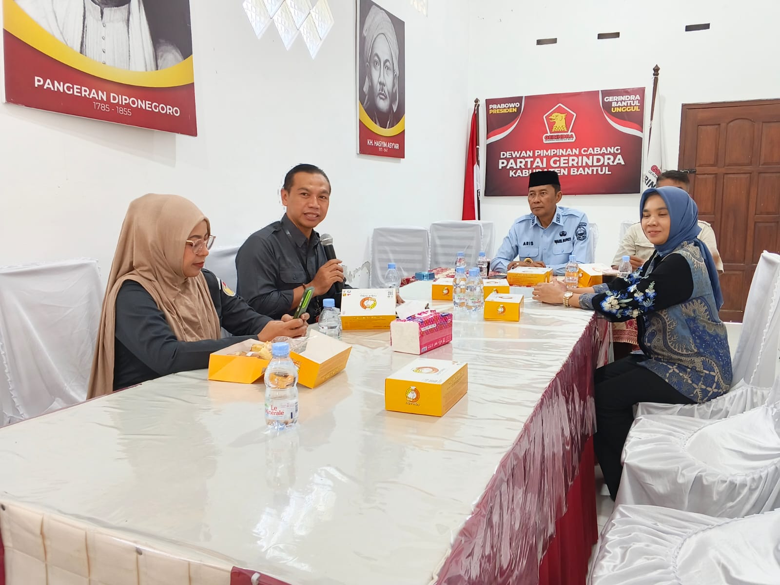 Konsolidasi Demokrasi dilaksanakan di kantor DPC Partai Gerindra Bantul