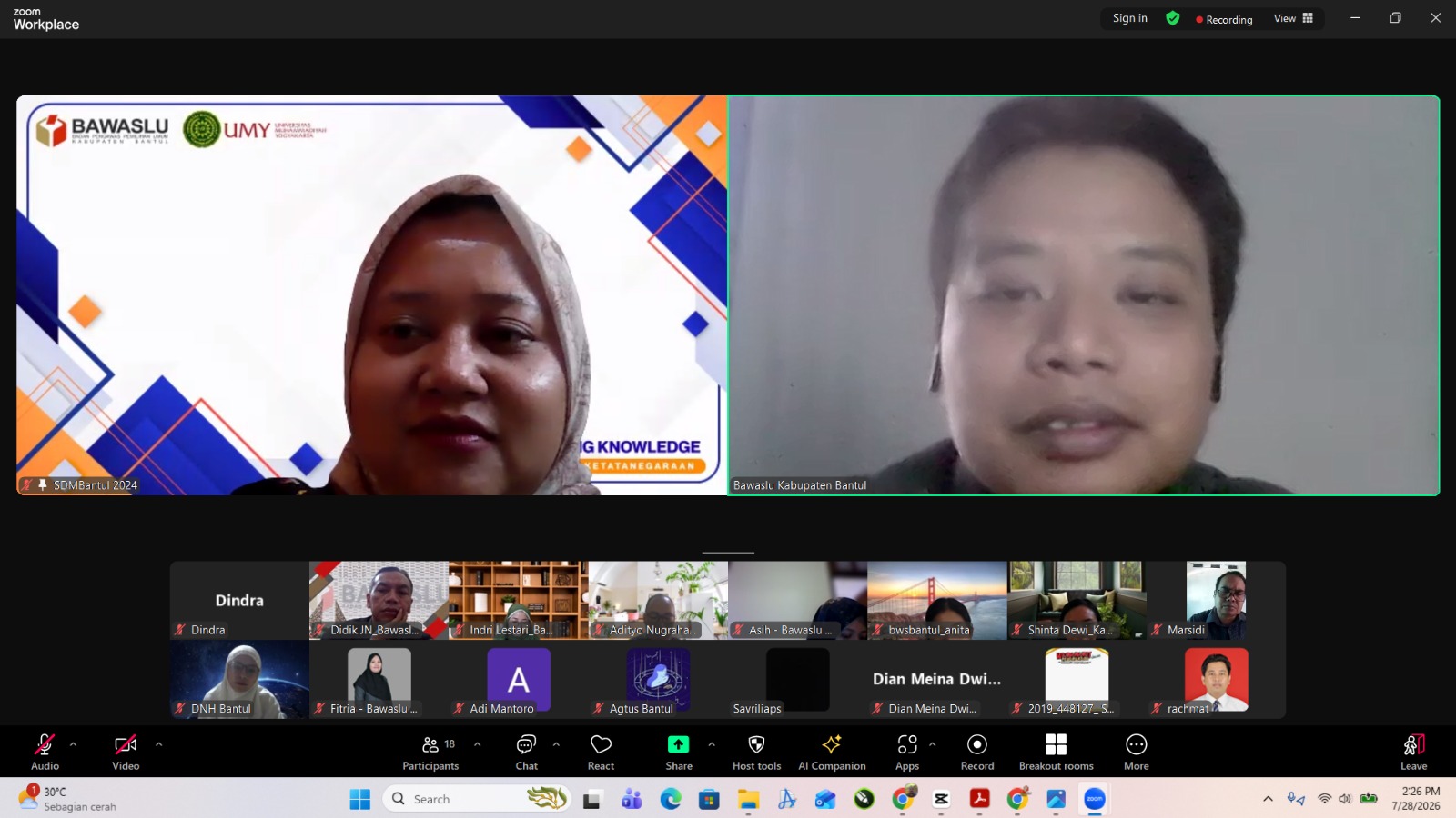 Foto Sharing Knowledge Bahas Putusan MK