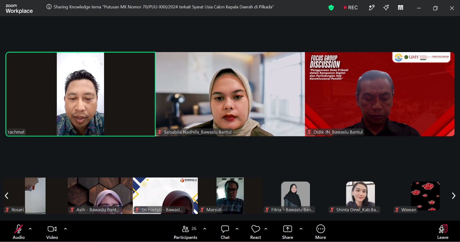 Foto Kegiatan Sharing Knowledge
