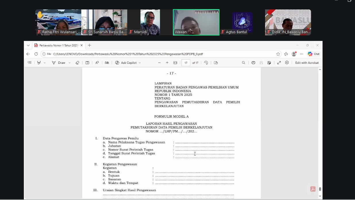 Foto Sharing Knowledge Tentang Penyusunan Form A