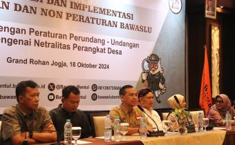 BAWASLU BANTUL SAMPAIKAN HASIL PENELUSURAN PERISTIWA DISTRIBUSI BAHAN BANTUAN PANGAN BULOG