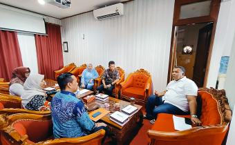 Audiensi diterima langsung oleh Ketua DPRD Kabupaten Bantul