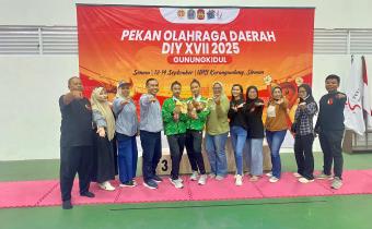 Atlet Cabor Senam Bantul raih juara umum pada gelaran PORDA XVII DIY Tahun 2025