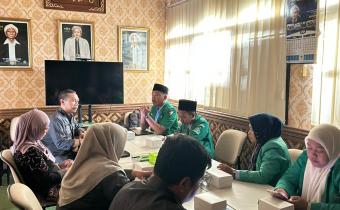 Foto Audiensi dengan GP Ansor dan Fatayat Kabupaten Bantul