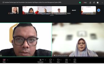 Sosialisasi DMS dilaksanakan secara daring melalui zoom meeting