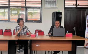 Evaluasi Pengawasan Pemutakhiran Data Partai Politik Bersama KPU Kabupaten Bantul dilaksanakan di Kantor Bawaslu Bantul