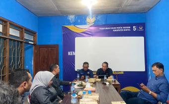 Konsolidasi Demokrasi dilaksanakan di kantor DPD Partai Nasdem Bantul