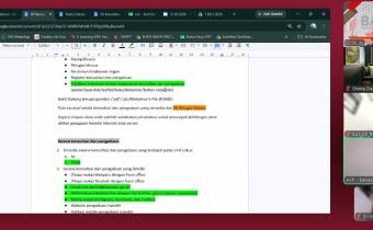 Reviu progres PEKPPP dilaksanakan secara zoom meting