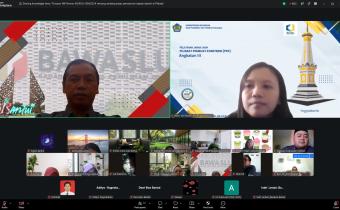 Sharing knowledge dilaksanakan secara daring melalui zoom meeting