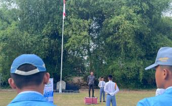Bawaslu Kabupaten Bantul terus mendorong penguatan konsolidasi demokrasi melalui kegiatan Bawaslu Goes to School di SMK N 1 Pleret, Senin (12/10/2026).